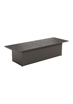 Arazzo 75" x 27" Rectangular, 18" HT, Match Lit Fire Pit