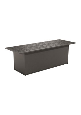 Arazzo 75" x 27" Rectangular, 24" HT, Match Lit Fire Pit