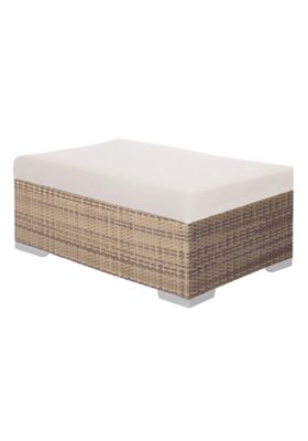 Arzo Woven Rectangular Ottoman