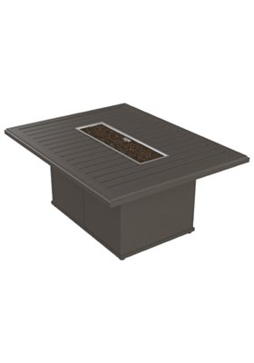 Banchetto 54" x 42" Rectangular Fire Pit, Manual Ignition