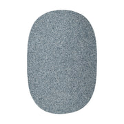 Elegance Dusty Blue braided indoor/outdoor rug by Rhody Rug — oval runner