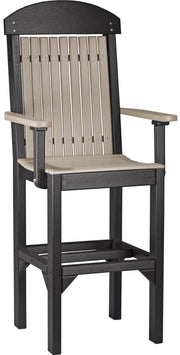 Classic Arm Chair Bar Height Weatherwood Black