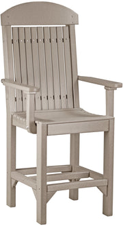 Classic Arm Chair Counter Height Weatherwood