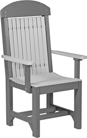 Classic Arm Chair Dining Height Dove Gray Slate
