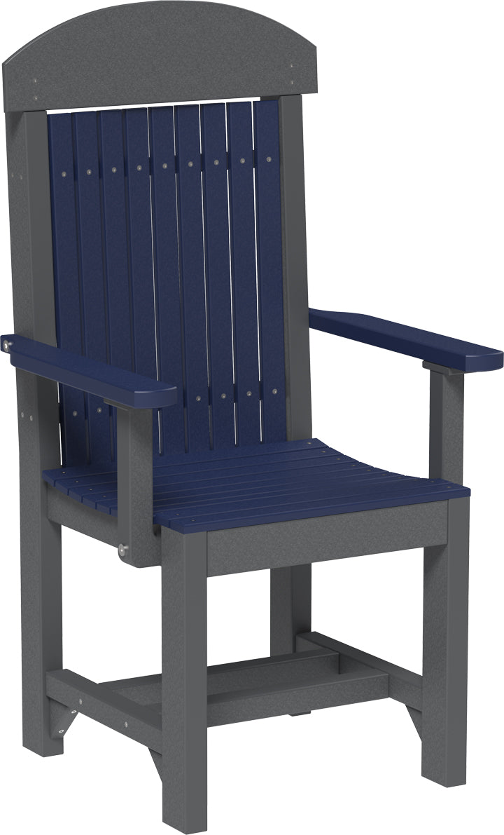 Classic Arm Chair Dining Height Patriot Blue Slate