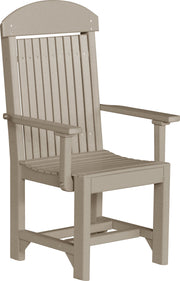 Classic Arm Chair Dining Height Weatherwood