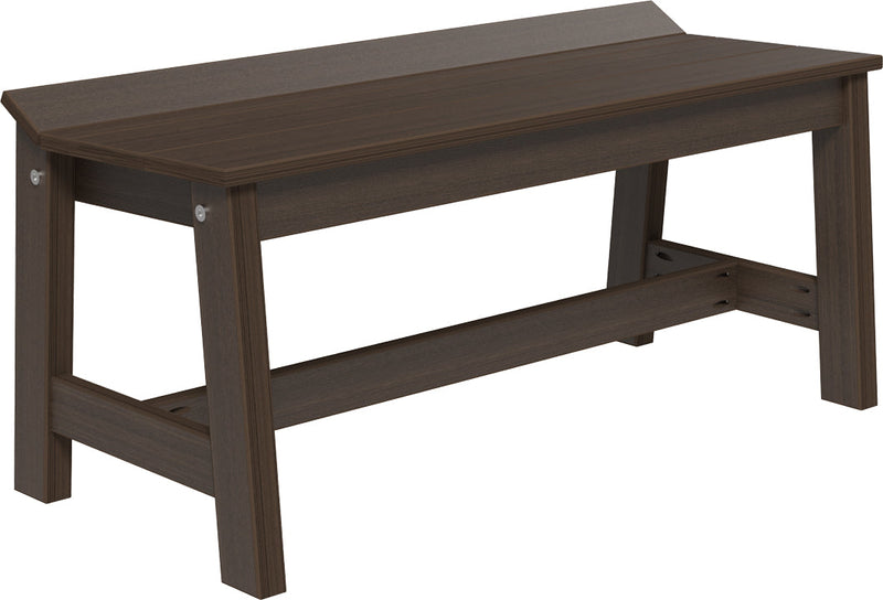 Cafe Dining Bench 41 Brazilian Walnut