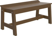 Cafe Dining Bench 41 Chestnut Brown
