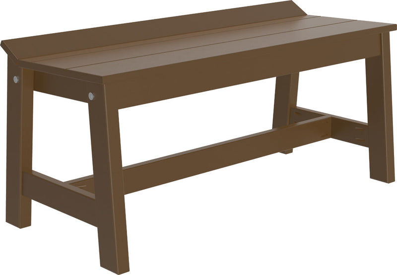 Cafe Dining Bench 41 Chestnut Brown