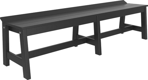 Cafe Dining Bench 72 Black