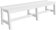 Cafe Dining Bench 72 White