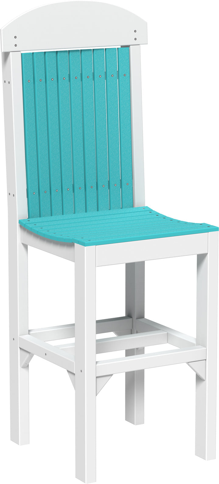 Classic Side Chair Bar Height Aruba Blue White