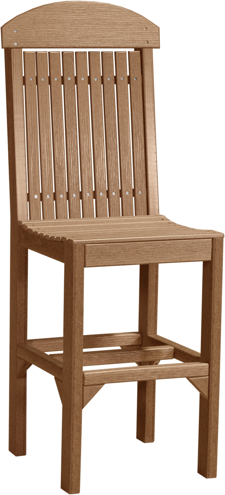 Classic Side Chair Bar Height Antique Mahogany