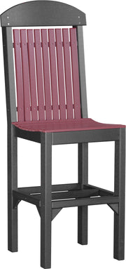 Classic Side Chair Bar Height Cherrywood Black