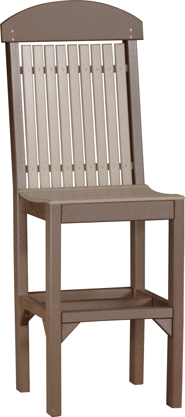 Classic Side Chair Bar Height Weatherwood Chestnut Brown