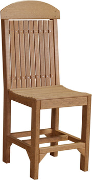 Classic Side Chair Counter Height Antique Mahogany