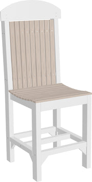 Classic Side Chair Counter Height Birch White