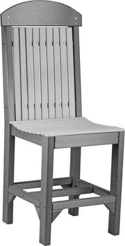 Classic Side Chair Counter Height Dove Gray Slate