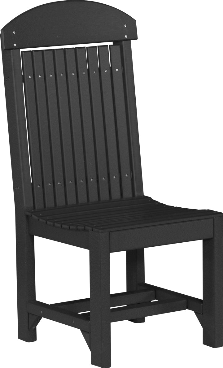 Classic Side Chair Dining Height Black