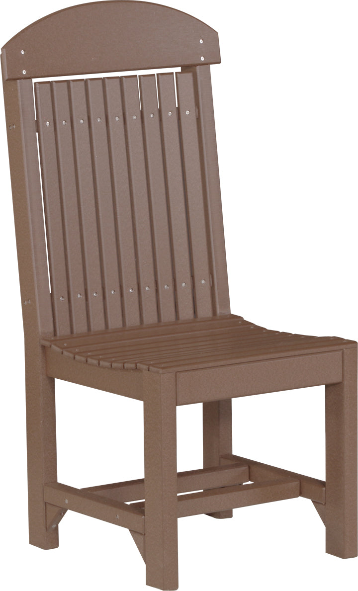 Classic Side Chair Dining Height Chestnut Brown