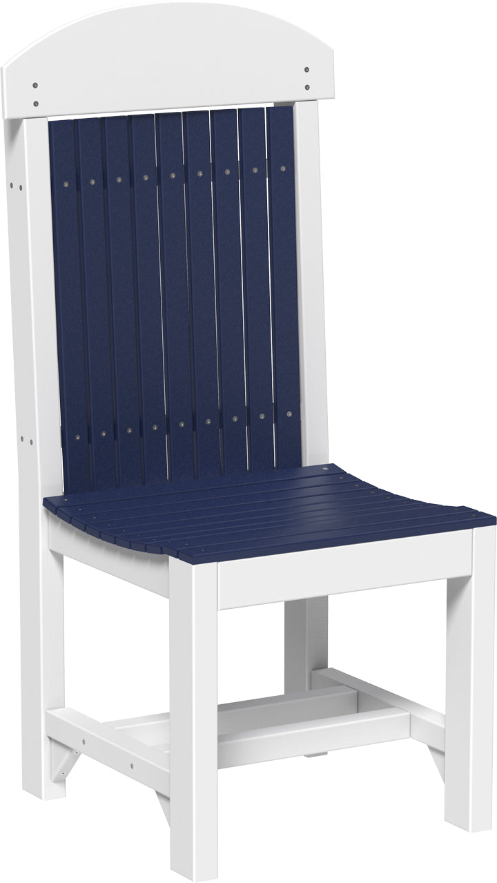 Classic Side Chair Dining Height Patriot Blue White