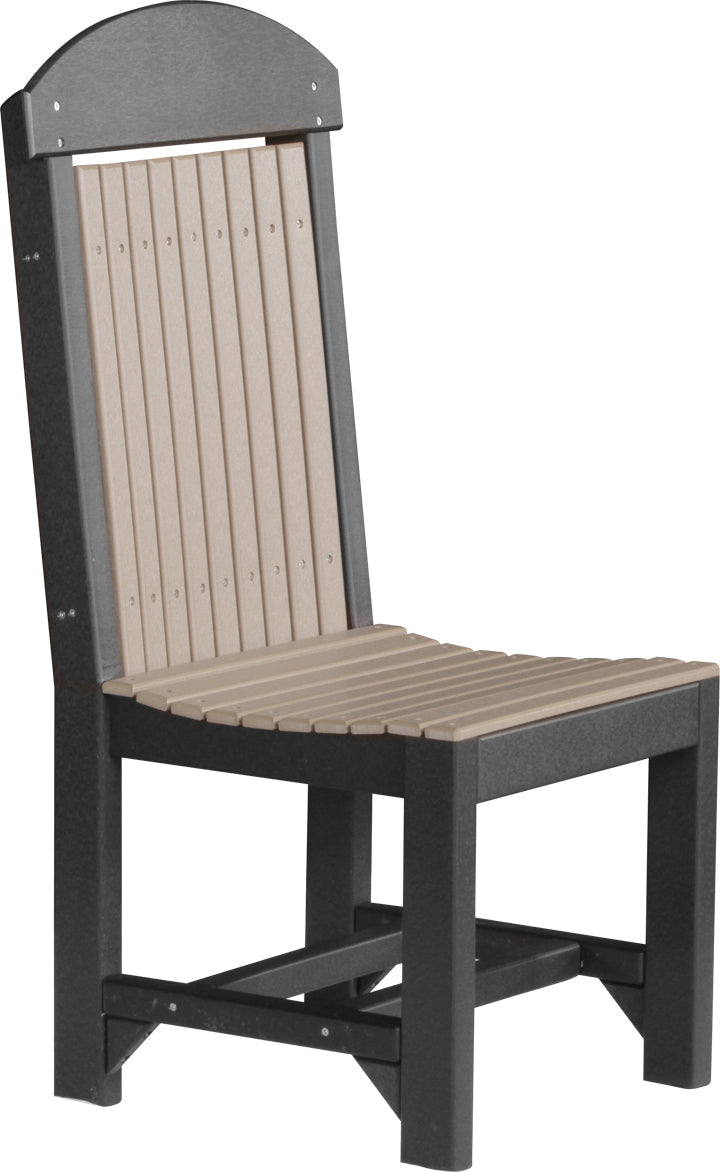 Classic Side Chair Dining Height Weatherwood Black