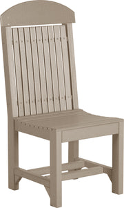 Classic Side Chair Dining Height Weatherwood
