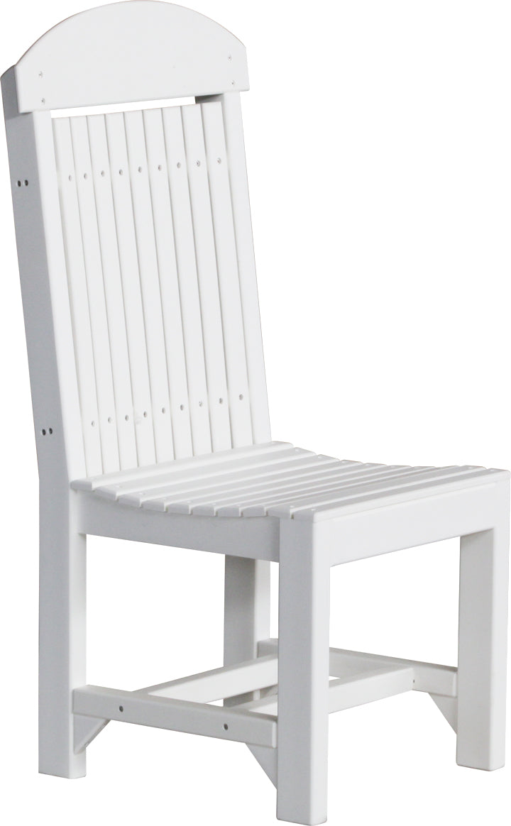 Classic Side Chair Dining Height White