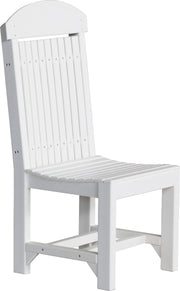 Classic Side Chair Dining Height White