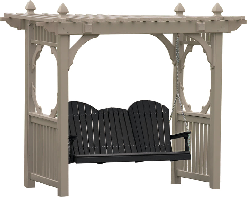 LuxCraft A-Frame Vinyl Swing Stand - Clay - Trusted for Commercial & Residential Projects