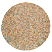 Cypress Earth Beige braided indoor rug by Rhody Rug — round