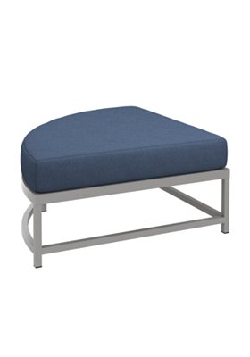 Cabana Club Cushion Curved Ottoman (17" Seat Height)