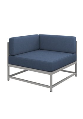 Cabana Club Cushion Square Corner Module (17" Seat Height)