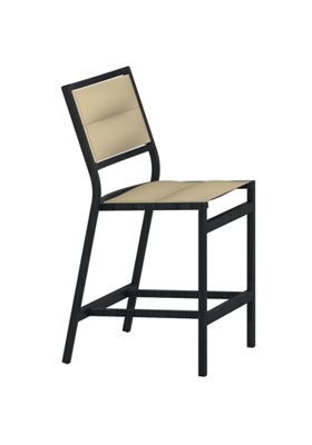 Cabana Club Padded Sling Armless Counter Height Stool