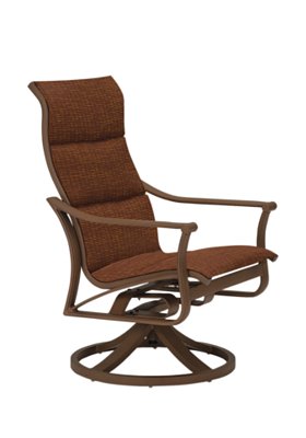 Corsica Padded Sling High Back Swivel Rocker