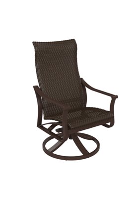 Corsica Woven High Back Swivel Rocker