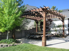 Load image into Gallery viewer, Best Redwood Pacific Redwood Double Beam Premium Pergola – Create the Perfect Outdoor Retreat