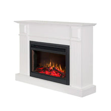 Load image into Gallery viewer, Moda Berwick 2000W Electric Fireplace Heater White Mantel Suite