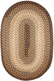 Easy Living Taupetone braided indoor/outdoor rug by Rhody Rug — oval