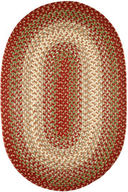 Easy Living Warm Earth braided indoor/outdoor rug by Rhody Rug — oval