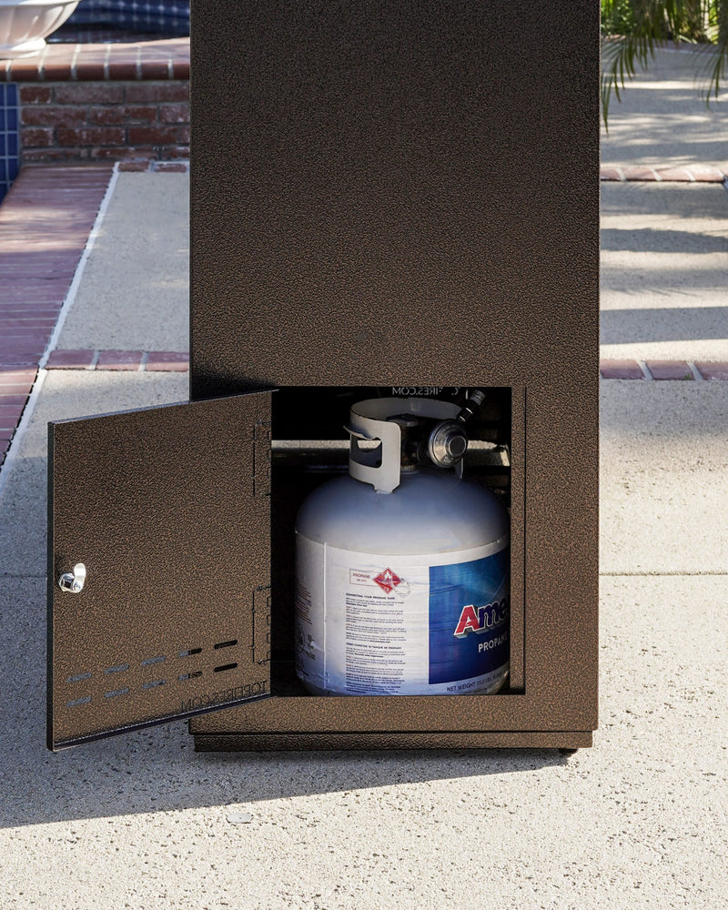 The Outdoor Plus 72" The Williams Fireplace - Metal Powder Coat