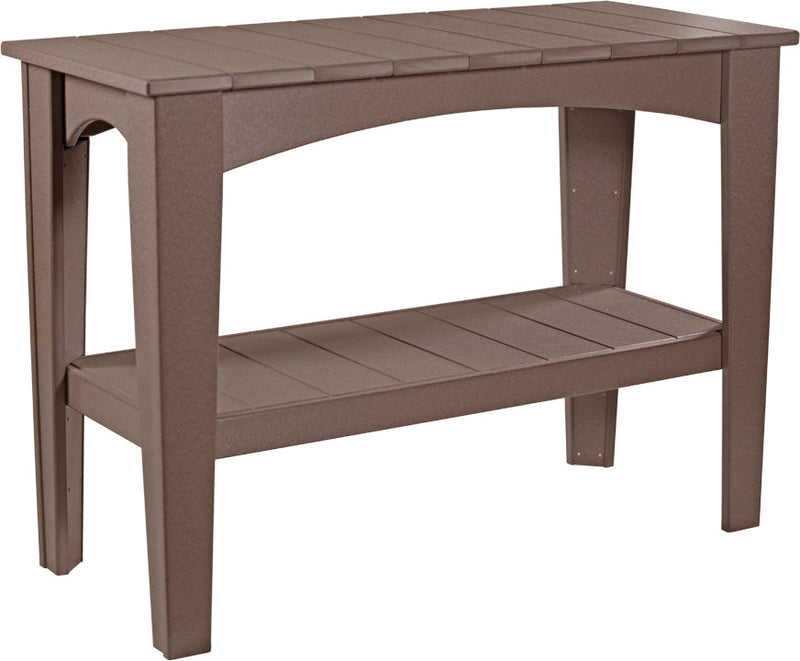 Island Buffet Table Chestnut