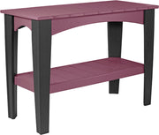 Island Buffet Table Cherrywood