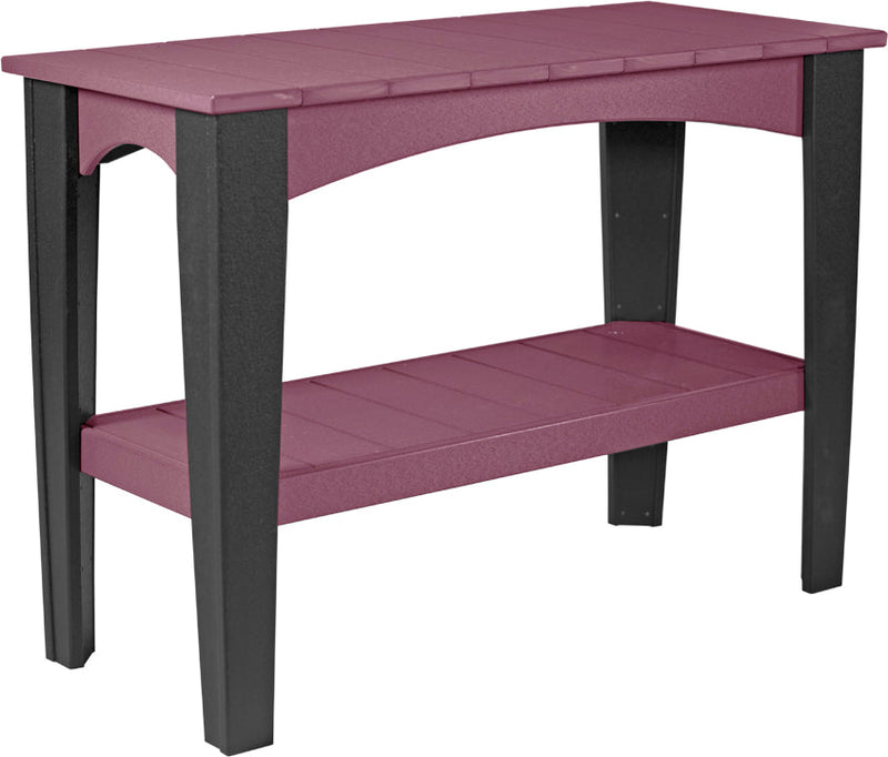 Island Buffet Table Cherrywood