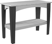 Island Buffet Table Dove Gray