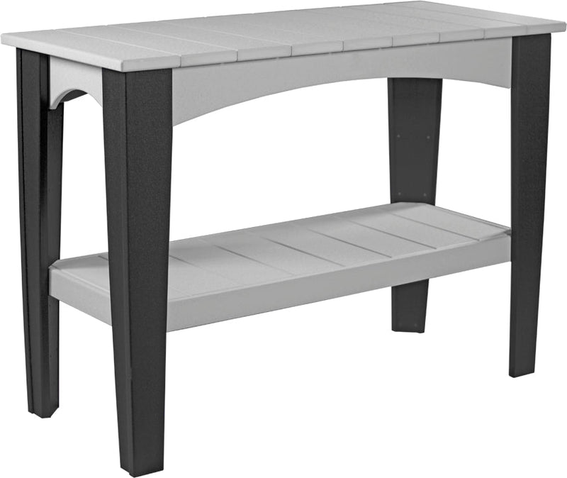 Island Buffet Table Dove Gray