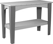 Island Buffet Table Dove Gray