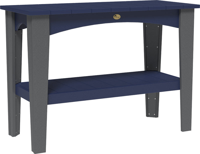 Island Buffet Table Patriot Blue