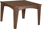 Island Dining Table 44 Square Chestnut