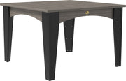 Island Dining Table 44 Square Coastal Gray